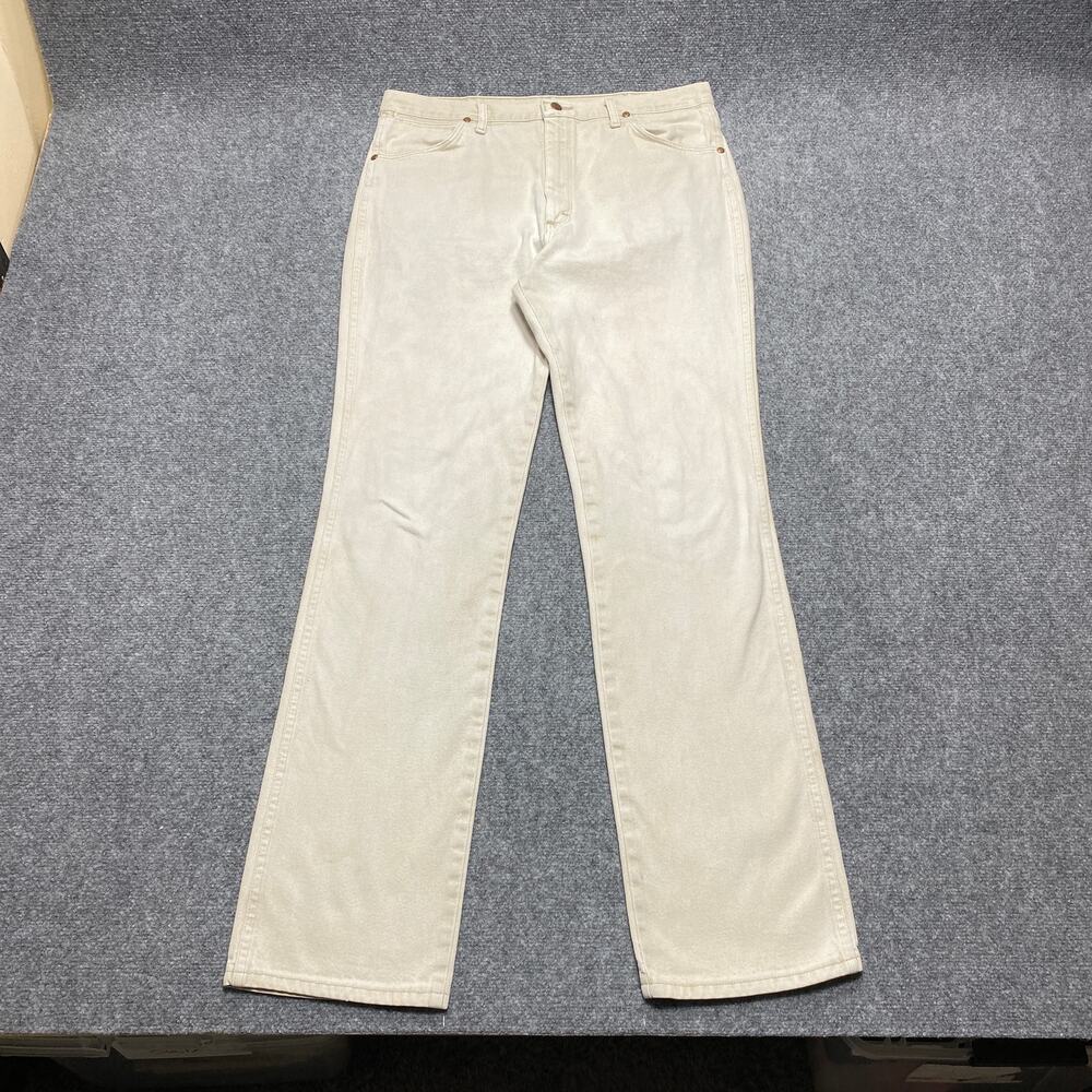 Wrangler Men's Slim Jeans in Light Beige